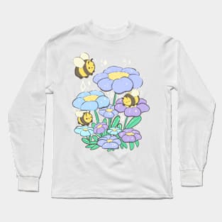 Bees and flowers Long Sleeve T-Shirt